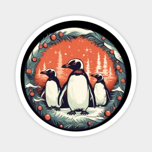 Penguin in Ornmament, Love Penguins Magnet